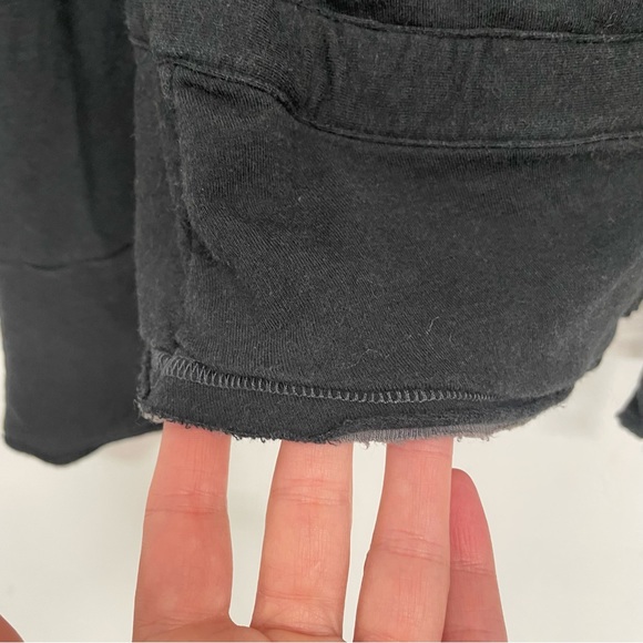 Alo Yoga Black Full Zip Raw Hedges Fitness Running Jacket XS - Picture 3 of 12